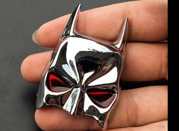 Batman 'Half Mask | Colored Eyes' Metal Car Sticker
