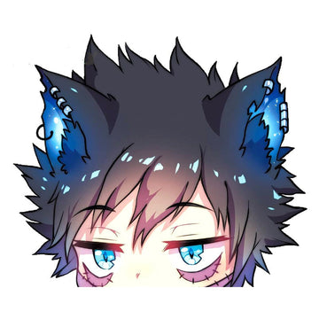 My Hero Academia 'Dabi | Glowing' Vinyl Car Peeker Sticker