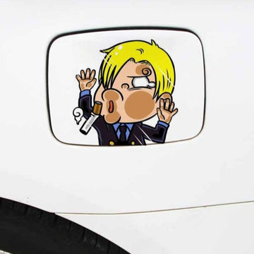 One Piece 'Vinsmoke Sanji | Pressed Face' Vinyl Car Sticker