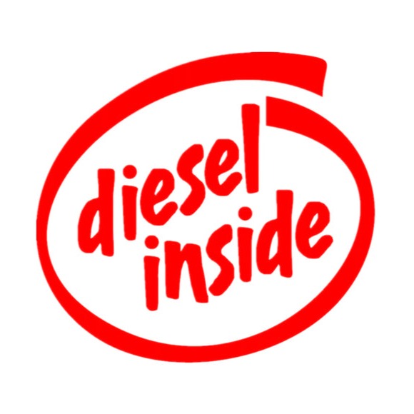 Fuel 'Diesel Inside' Vinyl Car Sticker