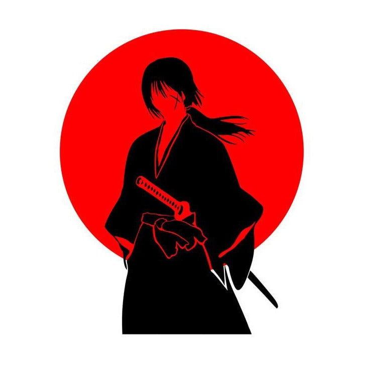 Rurouni Kenshin 'Kenshin Himura x Samurai | 1.0' Vinyl Car Sticker