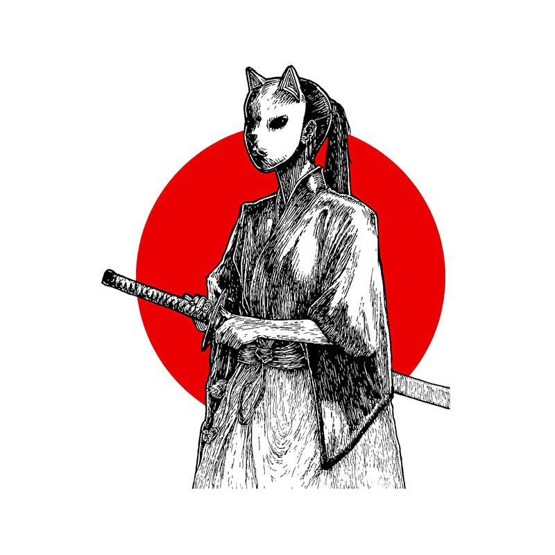 Ninja Scroll 'Masked Samurai' Vinyl Car Sticker