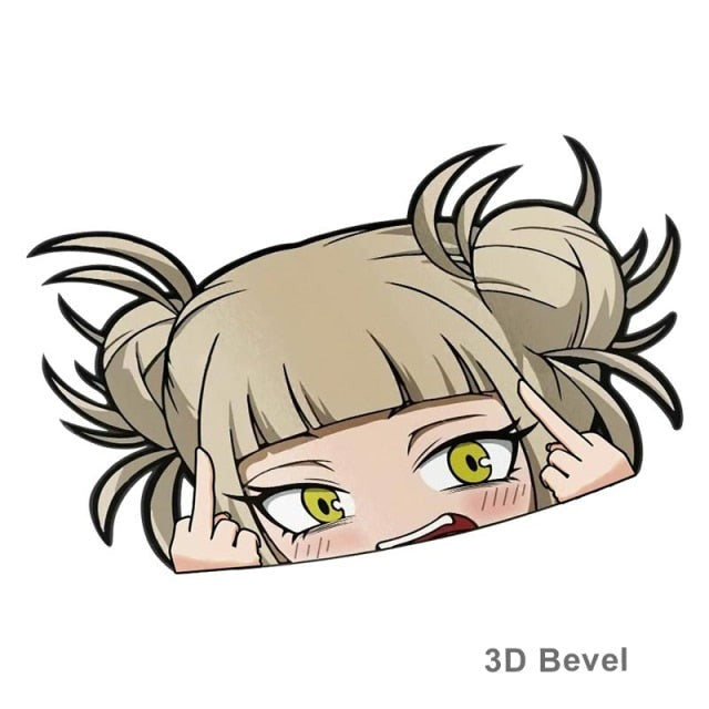 My Hero Academia 'Himiko | F U | 2.0' Vinyl Car Peeker Sticker