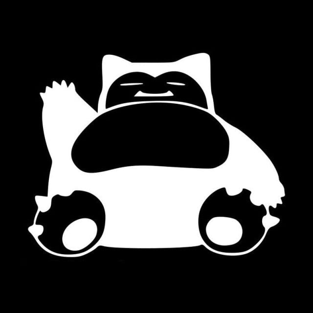 Pokémon 'Snorlax | Chubby' Vinyl Car Sticker