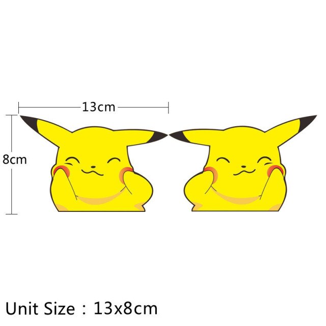 Pokémon 'Pikachu Cute Cheeks' Vinyl Car Sticker
