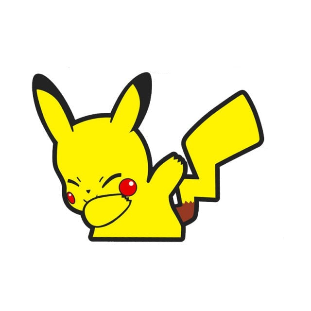 Pokémon 'Pikachu Dabbing | Left' Vinyl Car Sticker