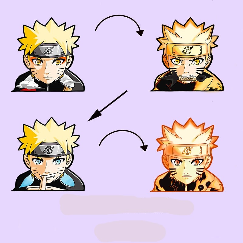 Naruto 'Naruto Uzumaki | 1.0' Vinyl Car 3D Motion Sticker