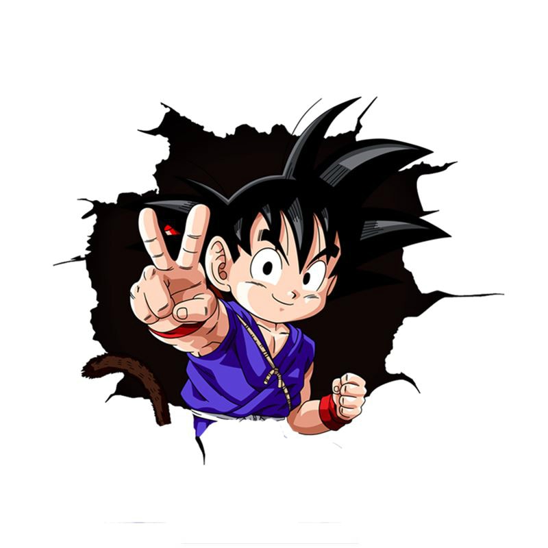 Dragon Ball Z 'Young Goku' Car Window Vinyl Sticker