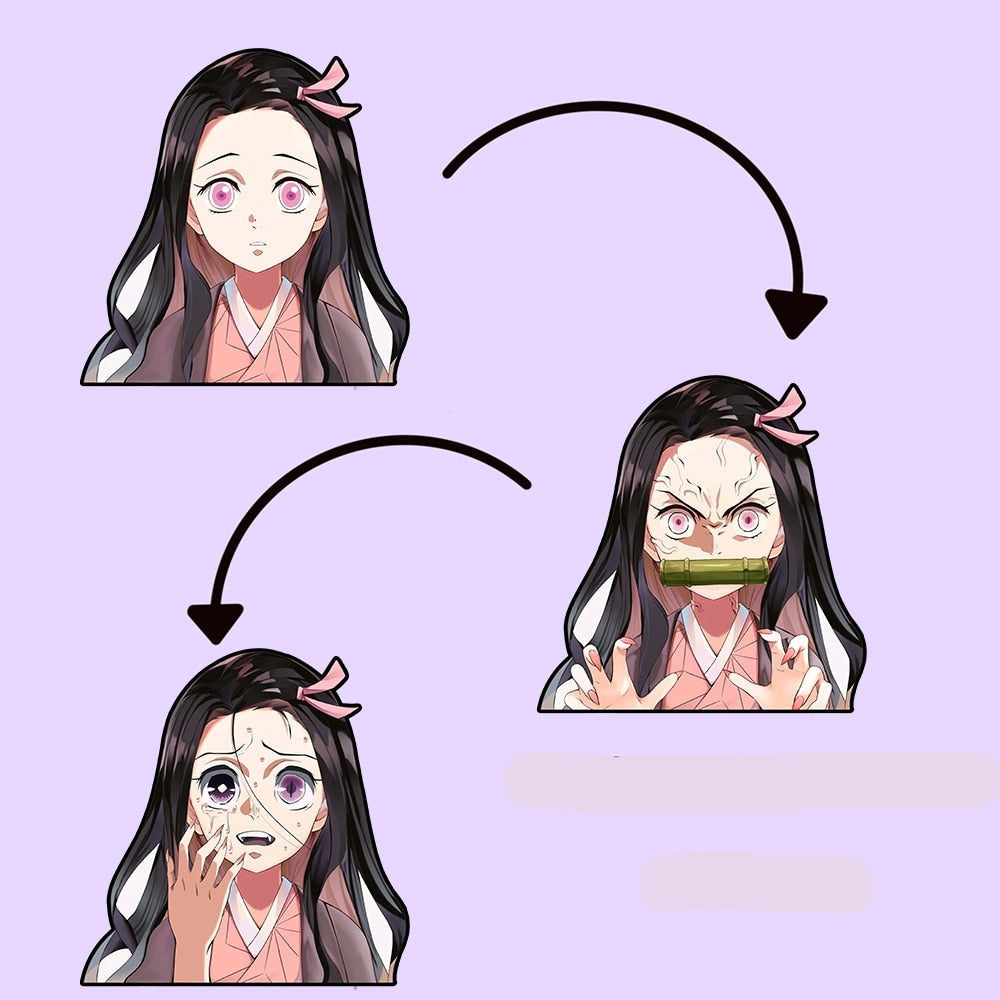 Demon Slayer 'Nezuko Kamado | 1.0' Vinyl Car 3D Motion Sticker
