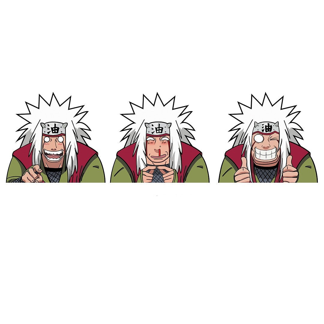 Naruto 'Jiraiya' Vinyl Car 3D Motion Sticker