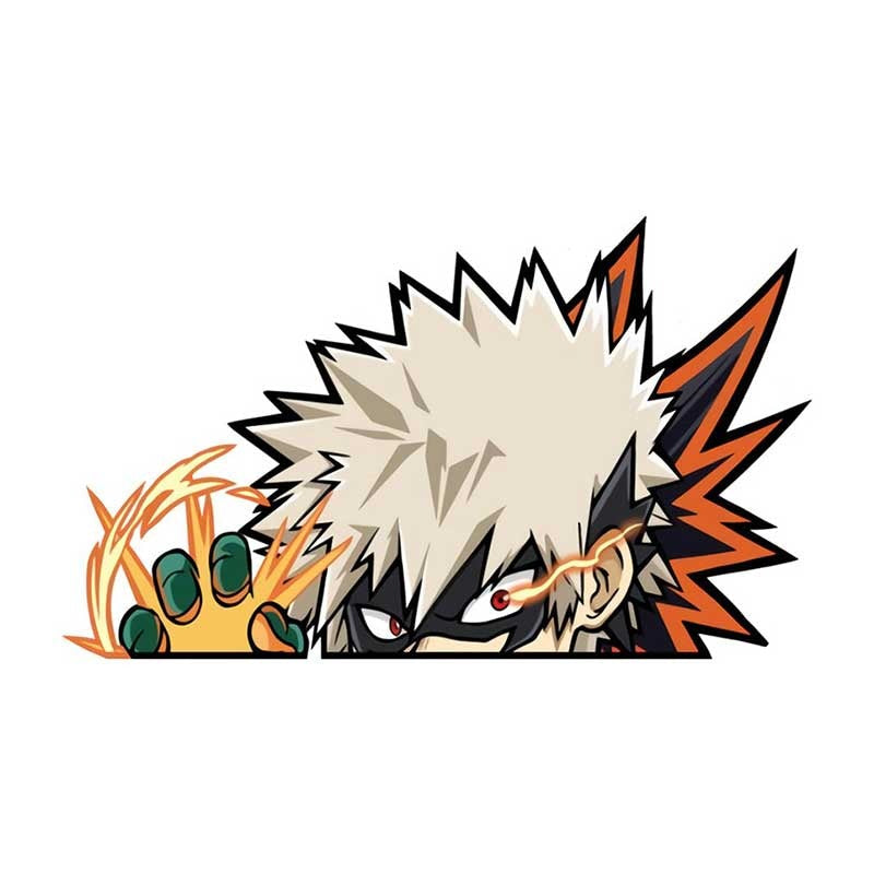 My Hero Academia 'Katsuki Bakugo | Dynamight' Vinyl Car Peeker Sticker