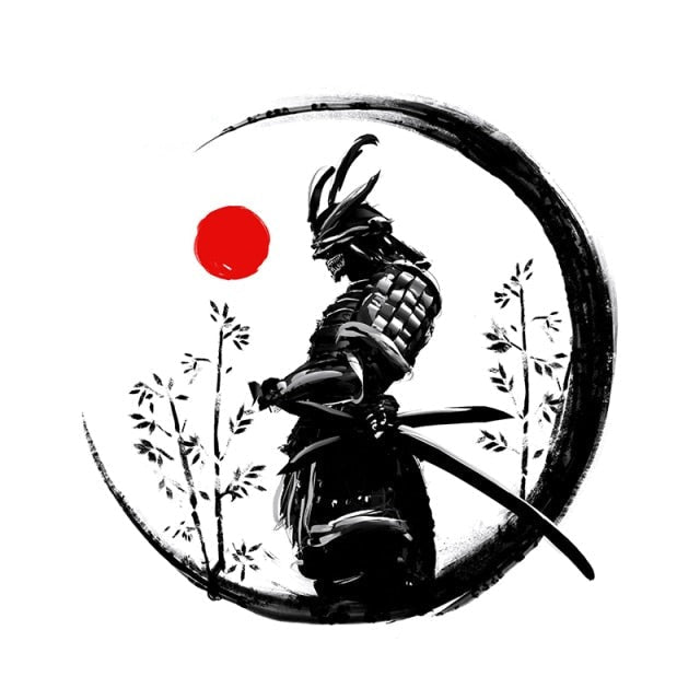 Samurai 'Warrior x Shogun' Vinyl Car Sticker
