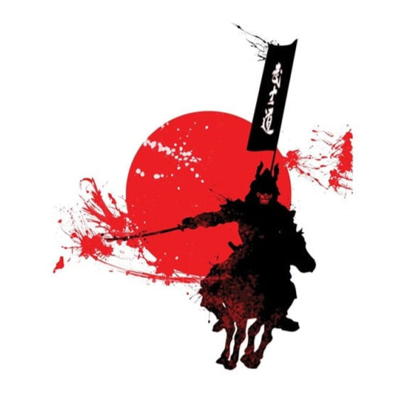 Samurai 'Warrior Rider' Vinyl Car Sticker