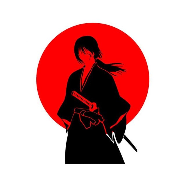 Rurouni Kenshin 'Kenshin Himura x Samurai | 1.0' Vinyl Car Sticker
