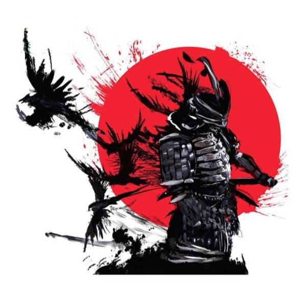 Samurai 'Warrior x Shogun | Crows' Vinyl Car Sticker