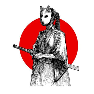 Ninja Scroll 'Masked Samurai' Vinyl Car Sticker