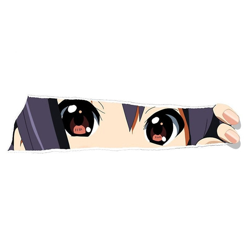 K-ON! 'Azu-nyan | Sad Eyes' Vinyl Car Peeker Sticker