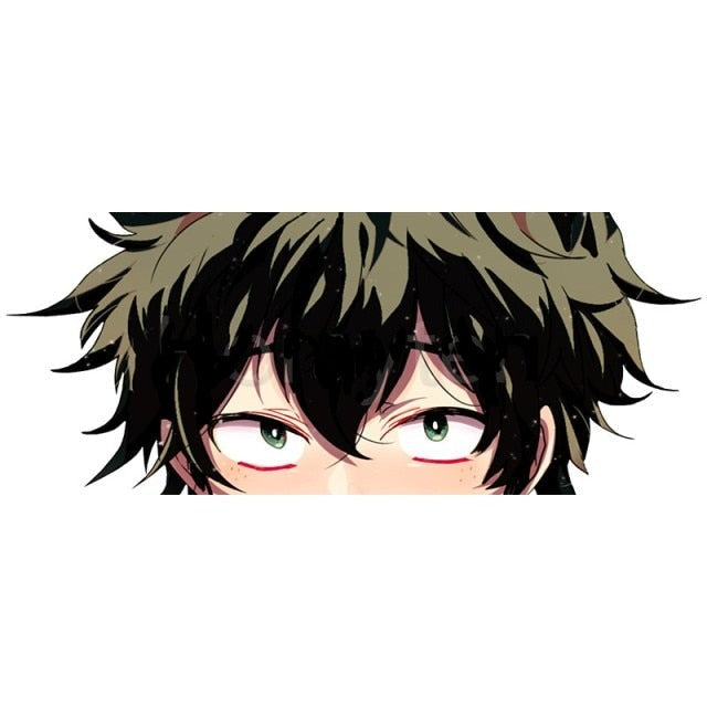 My Hero Academia 'Izuku Midoriya | Fierce' Vinyl Car Peeker Sticker