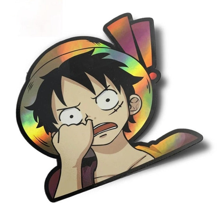 One Piece 'Luffy | Picking Nose' Vinyl Car Sticker
