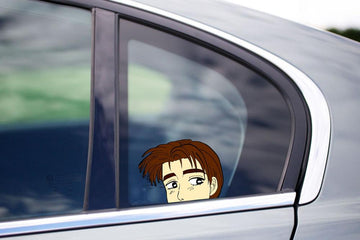 Initial D 'Tak' Vinyl Car Peeker Sticker