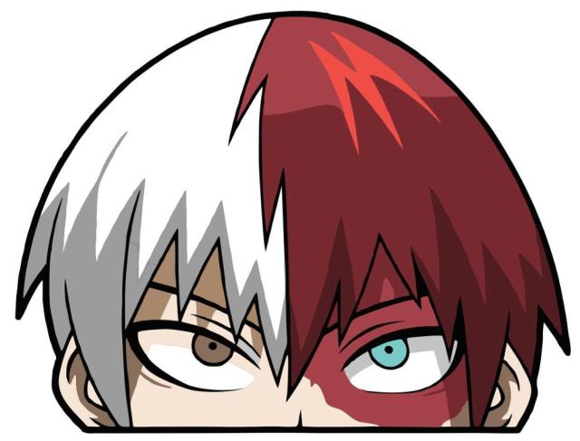 My Hero Academia 'Shoto Todoroki' Vinyl Car Peeker Sticker