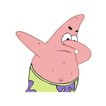 SpongeBob SquarePants 'Patrick Dabbing | Left' Vinyl Car Sticker