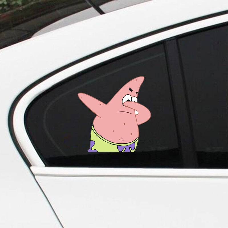 SpongeBob SquarePants 'Patrick Dabbing | Left' Vinyl Car Sticker