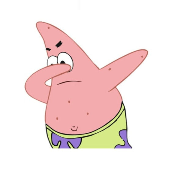 SpongeBob SquarePants 'Patrick Dabbing | Right' Vinyl Car Sticker