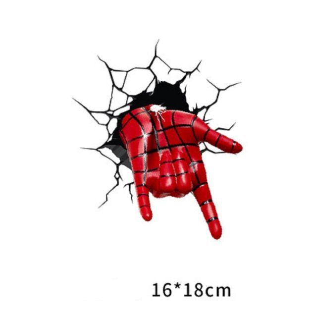 Spider-Man 'Hand Sign' Car Window Vinyl Sticker