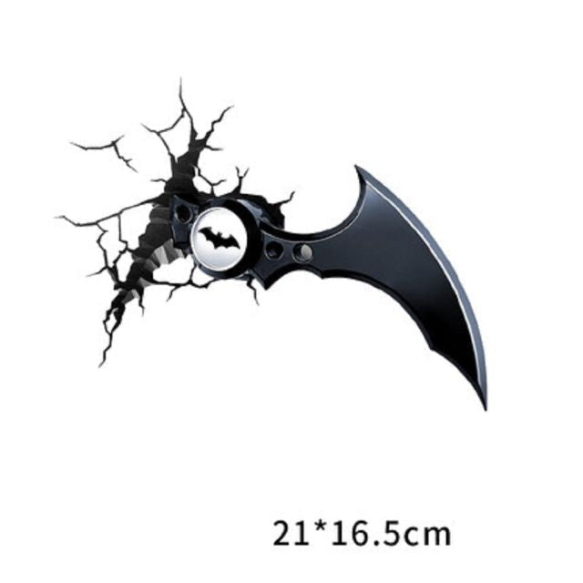 Batman 'Half Batarang' Car Window Vinyl Sticker