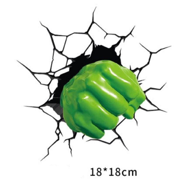 Hulk 'Strong Fist' Car Window Vinyl Sticker