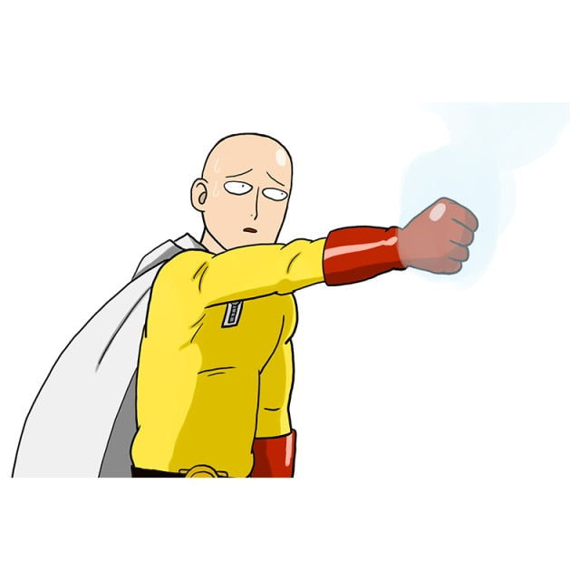 One-Punch Man 'Saitama | Punching' Vinyl Car Sticker