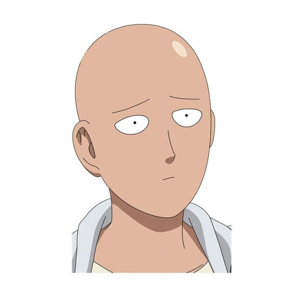 One-Punch Man 'Saitama | Worried' Vinyl Car Sticker