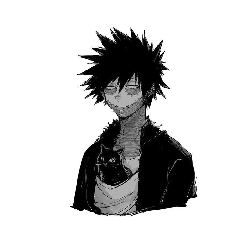 My Hero Academia 'Dabi and Black Cat' Vinyl Car Sticker