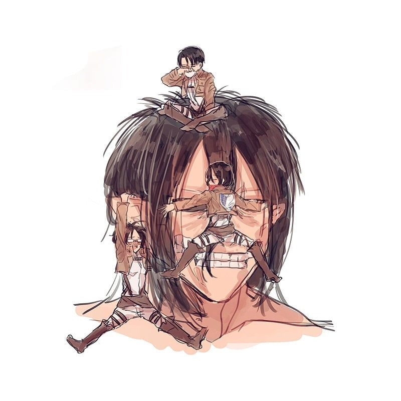 Attack on Titan 'Hange Zoë | Hanging Around' Vinyl Car Sticker
