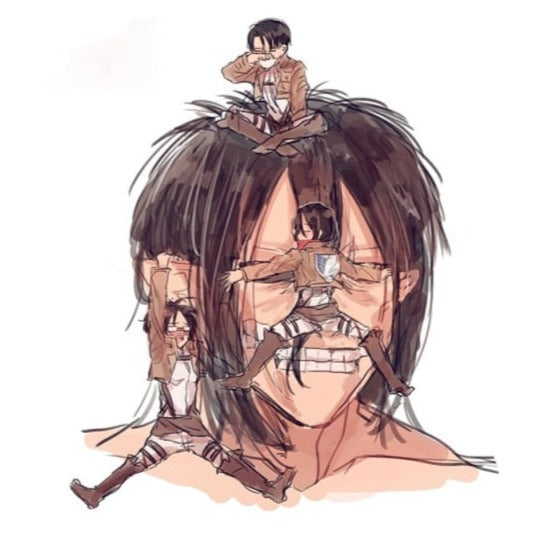 Attack on Titan 'Hange Zoë | Hanging Around' Vinyl Car Sticker