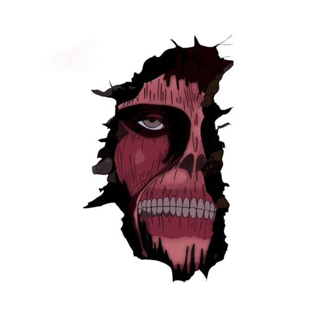 Attack on Titan 'Zeke | Beast Titan | 2.0' Vinyl Car Peeker Sticker