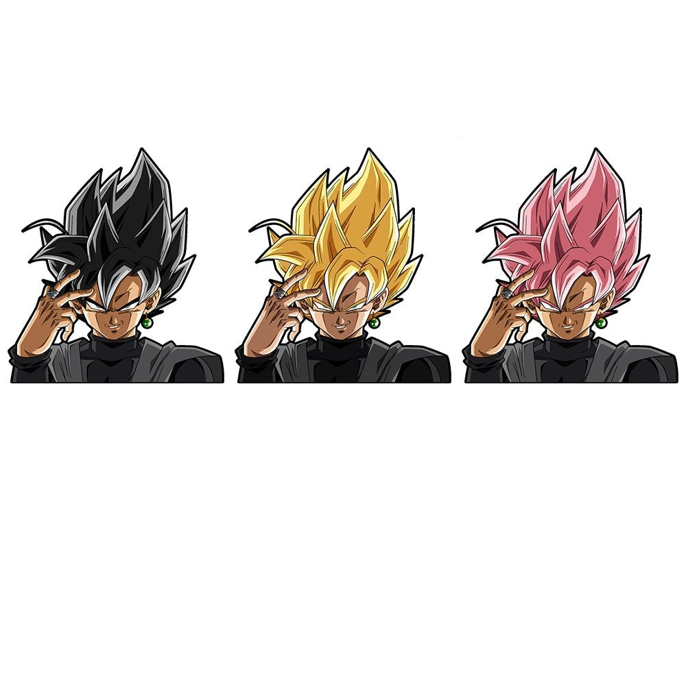 Dragon Ball Z 'Goku Black' Vinyl Car 3D Motion Sticker