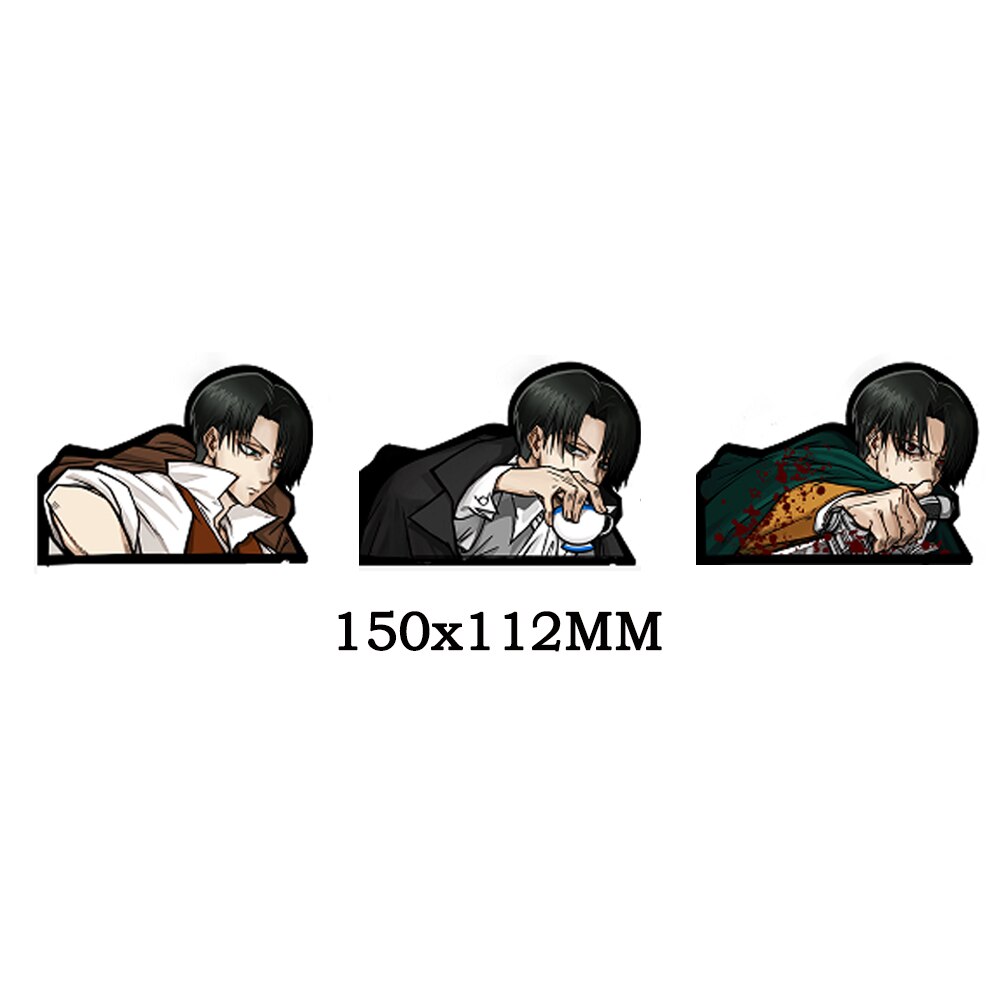 Attack on Titan 'Levi Ackerman' Vinyl Car 3D Motion Sticker
