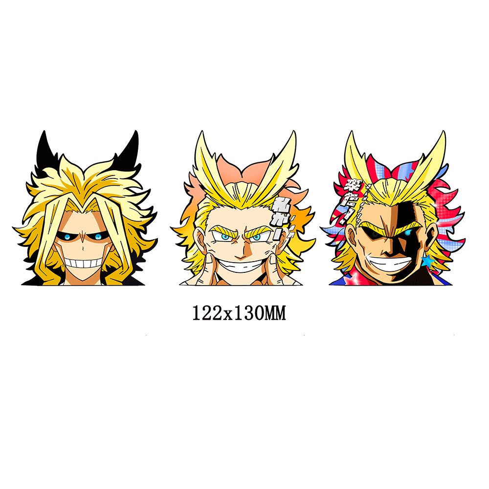 My Hero Academia 'All Might' Vinyl Car 3D Motion Sticker