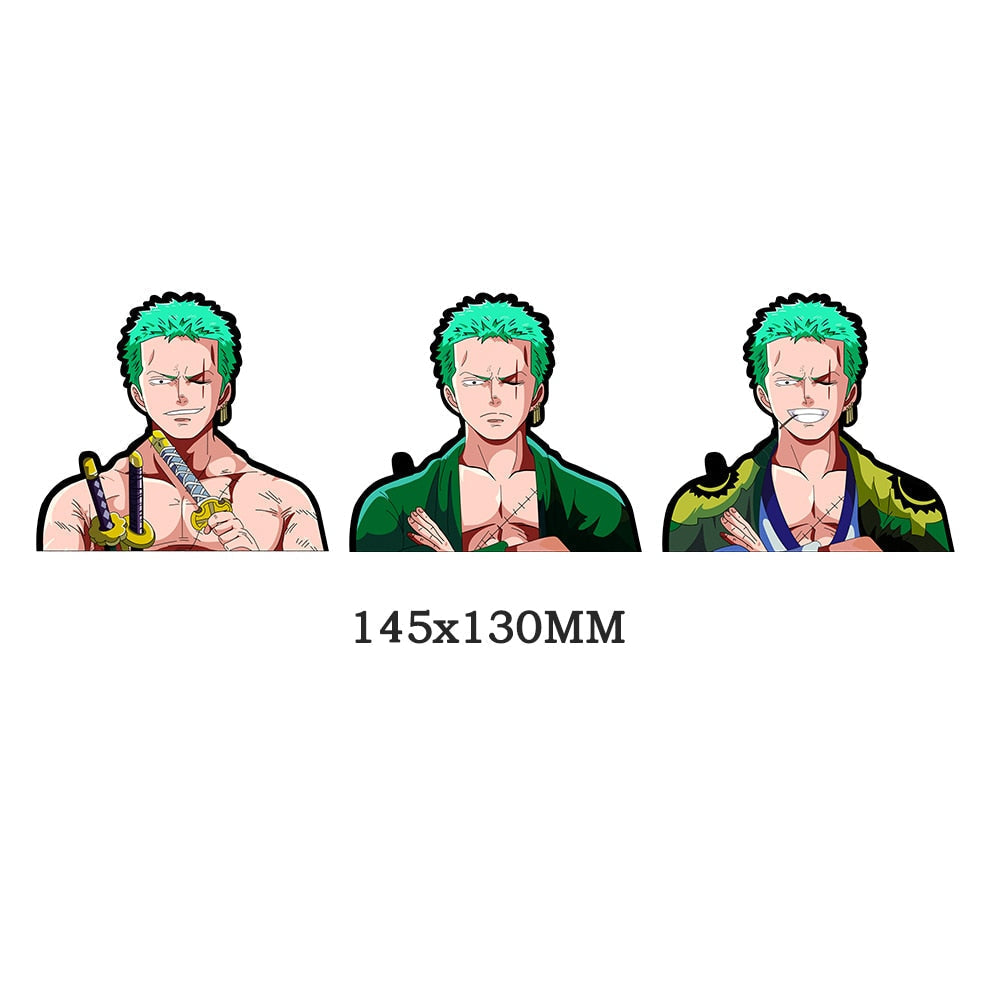 One Piece 'Roronoa Zoro' Vinyl Car 3D Motion Sticker