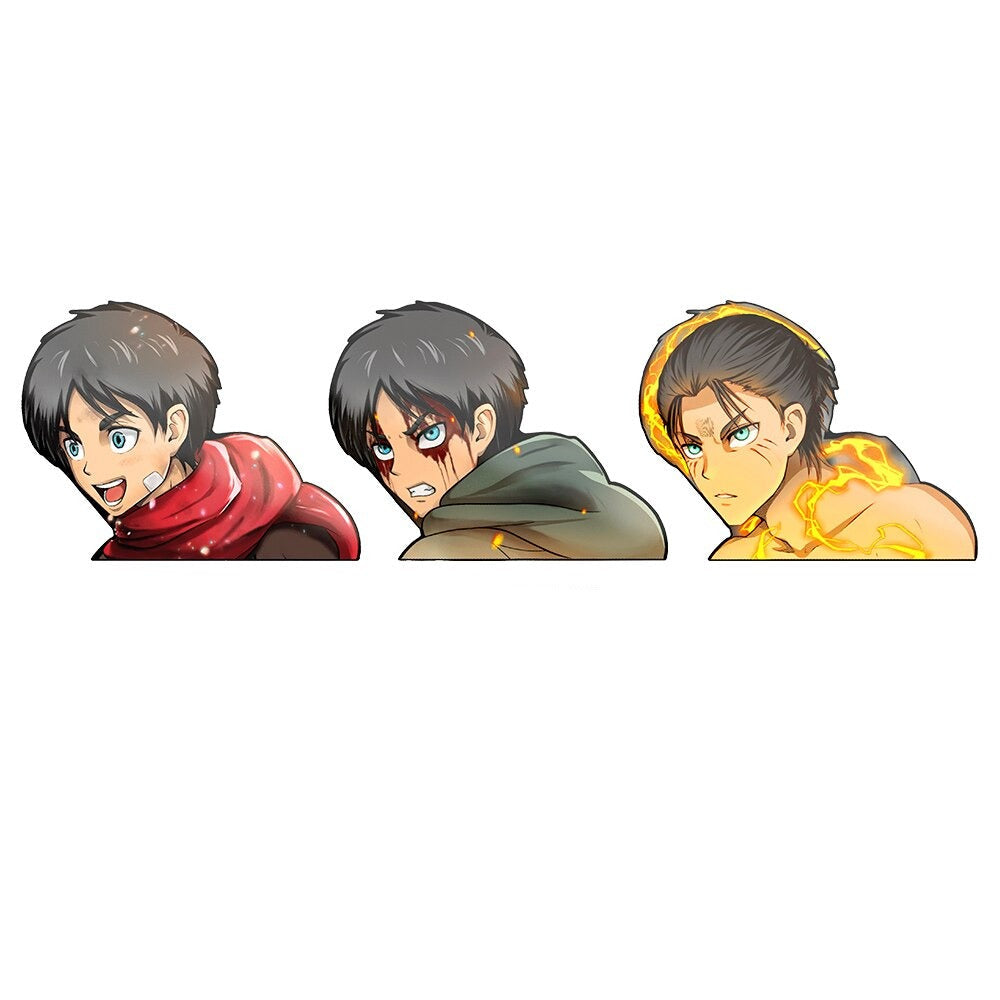 Attack on Titan 'Eren Yeager' Vinyl Car 3D Motion Sticker