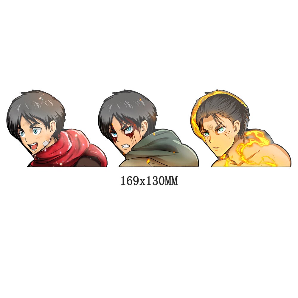 Attack on Titan 'Eren Yeager' Vinyl Car 3D Motion Sticker