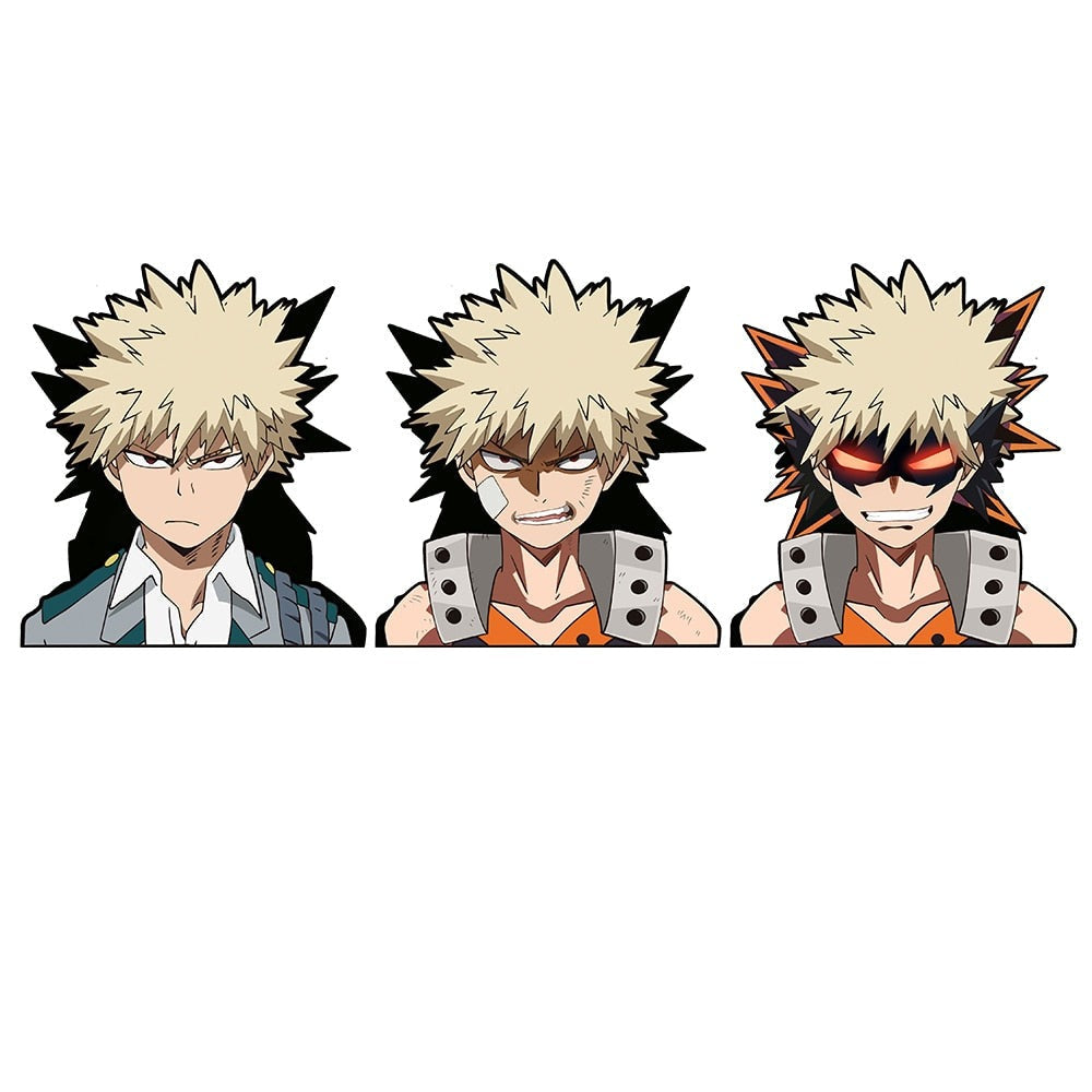 My Hero Academia 'Katsuki Bakugo' Vinyl Car 3D Motion Sticker