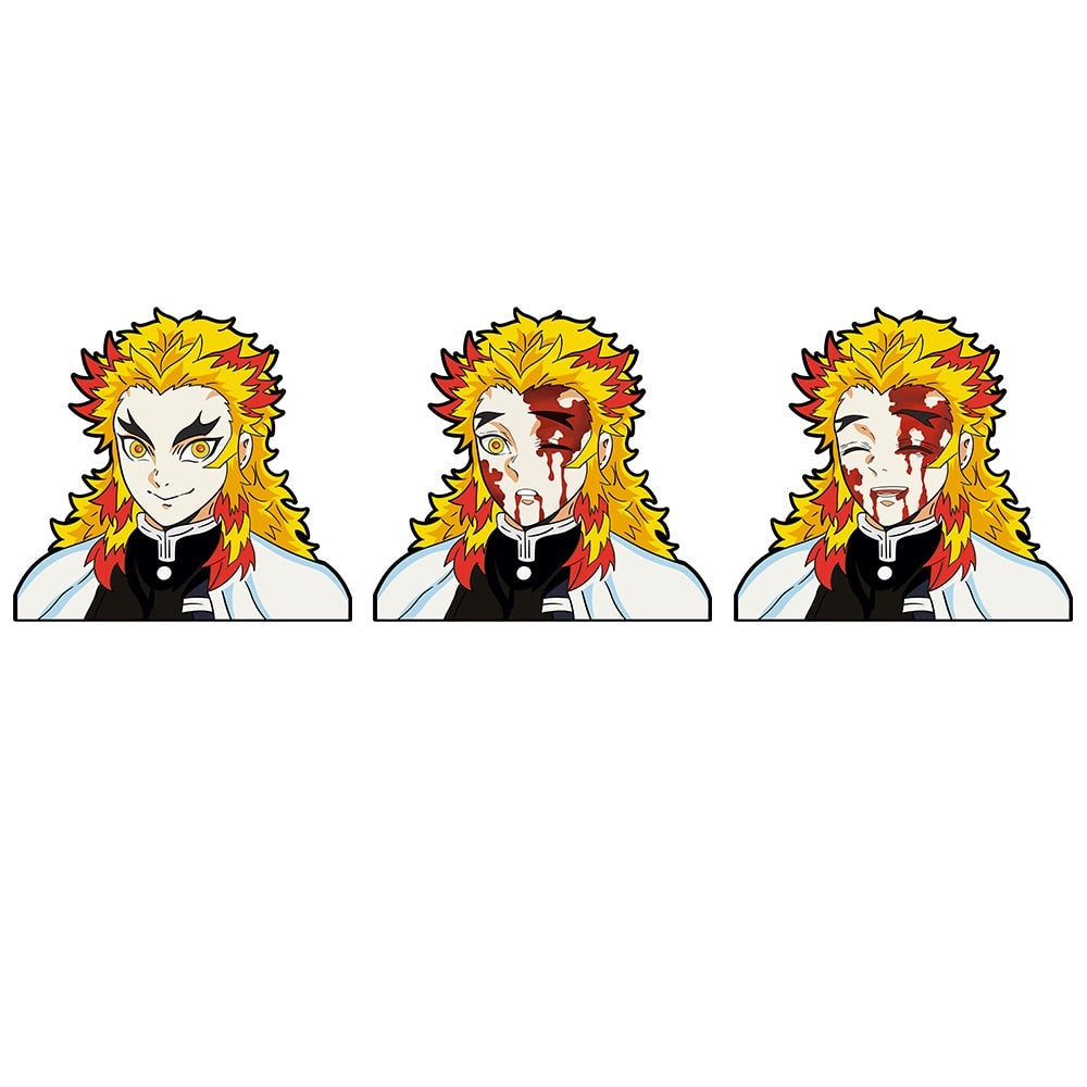 Demon Slayer 'Kyojuro Rengoku | 1.0' Vinyl Car 3D Motion Sticker