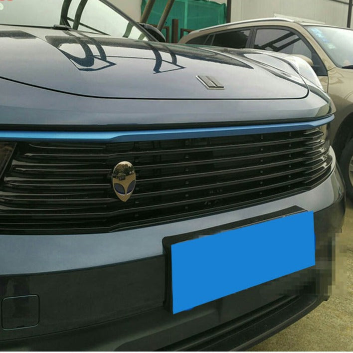 Cool 'Alien Head | Set of 2' Metal Car Sticker