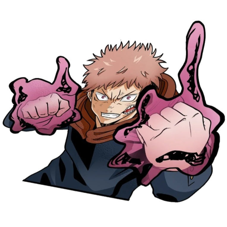 Jujutsu Kaisen 'Yuji Itadori | Fighting' Vinyl Car Sticker