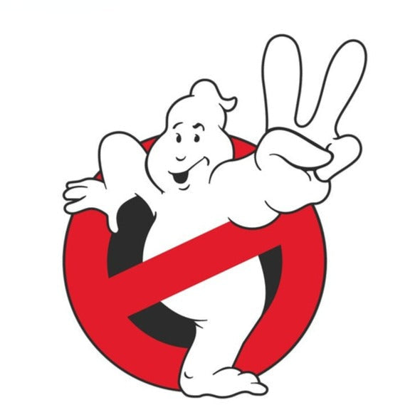 Ghostbusters 'Peace Sign Logo | Left' Vinyl Car Stickers