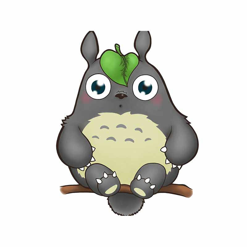 My Neighbor Totoro 'Young Totoro | Leaf on Head' Vinyl Car Sticker