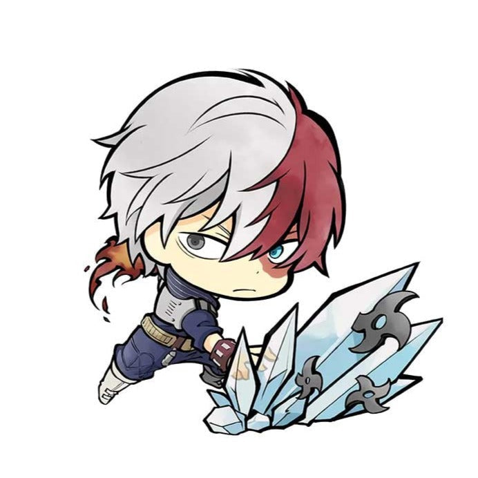 My Hero Academia 'Shoto Todoroki | Ice Crystals' Vinyl Car Sticker